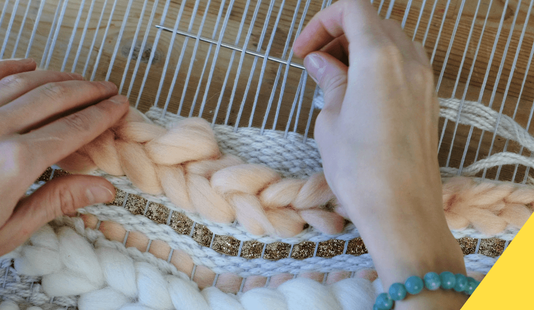 A szövés varázsa – Előadással egybekötött szövő workshop Tápai Nóra iparművésszel