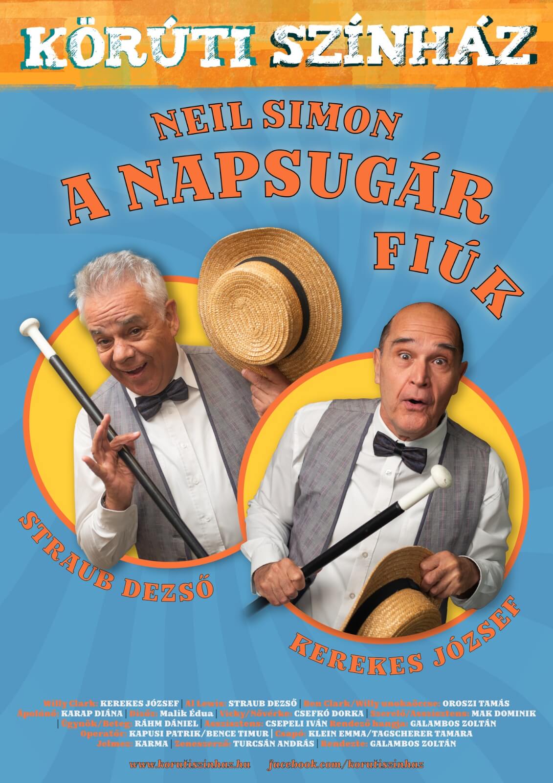 Körúti Színház: Neil Simon-A napsugár fiúk