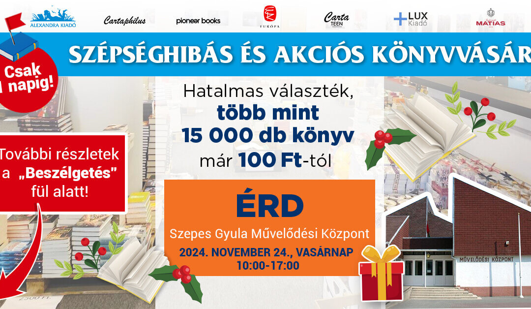 Alexandra kiadó szépséghibás és akciós könyvvásár