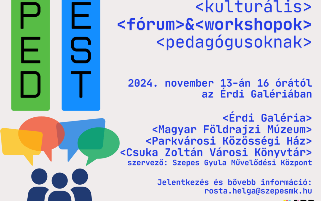 PedEst – kulturális fórum és programbörze a Galériában