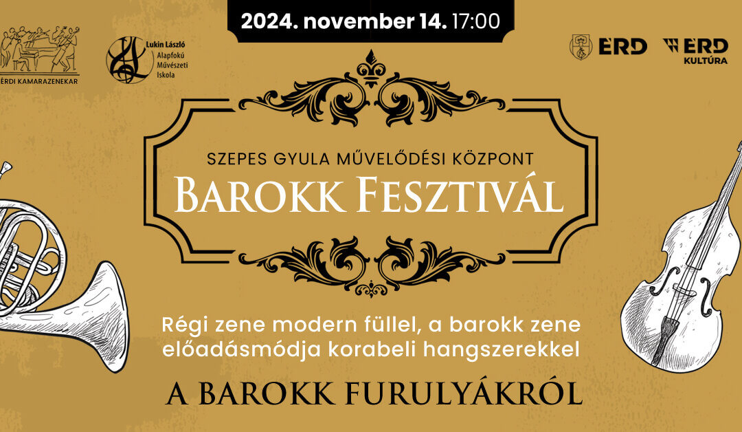 Barokk Fesztivál – Előadás a barokk furulyákról