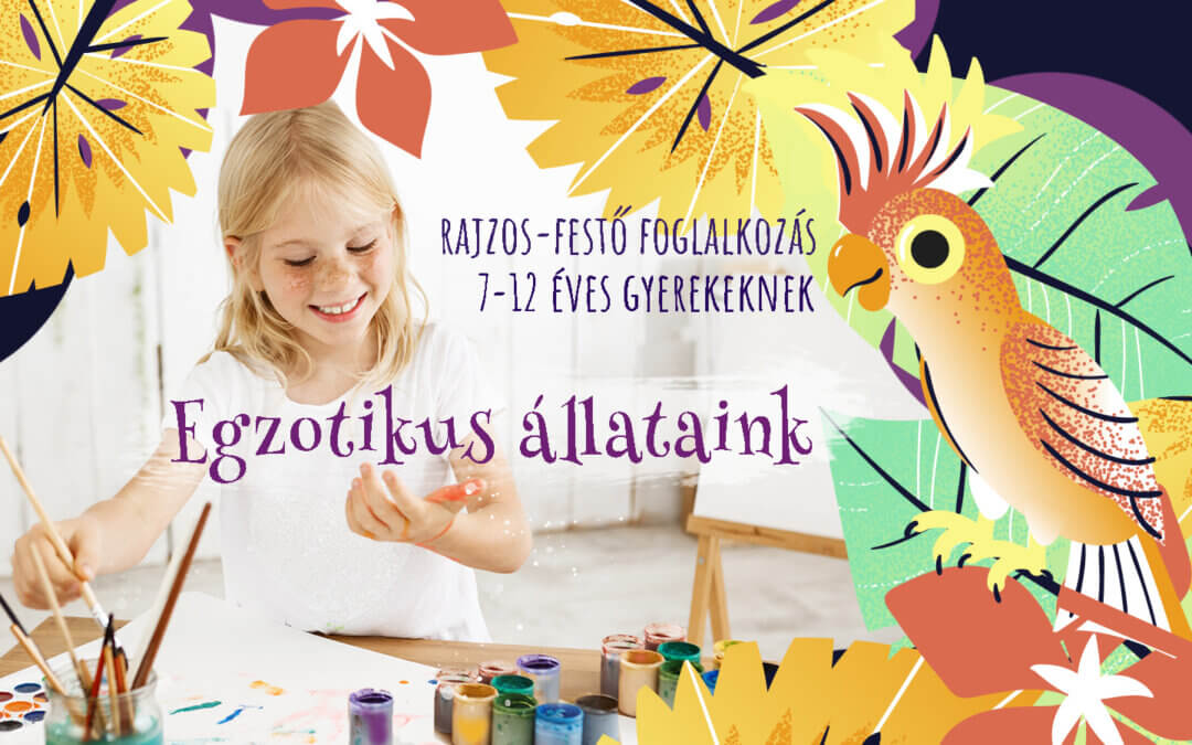 Rajz-festő foglalkozás gyerekeknek