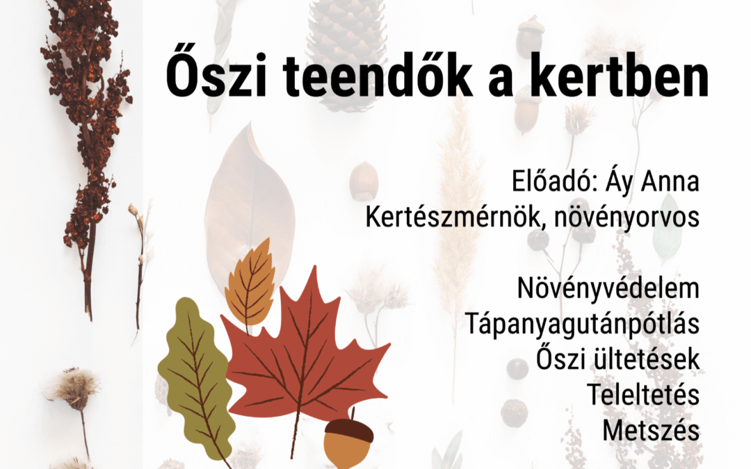 Őszi teendők a kertben