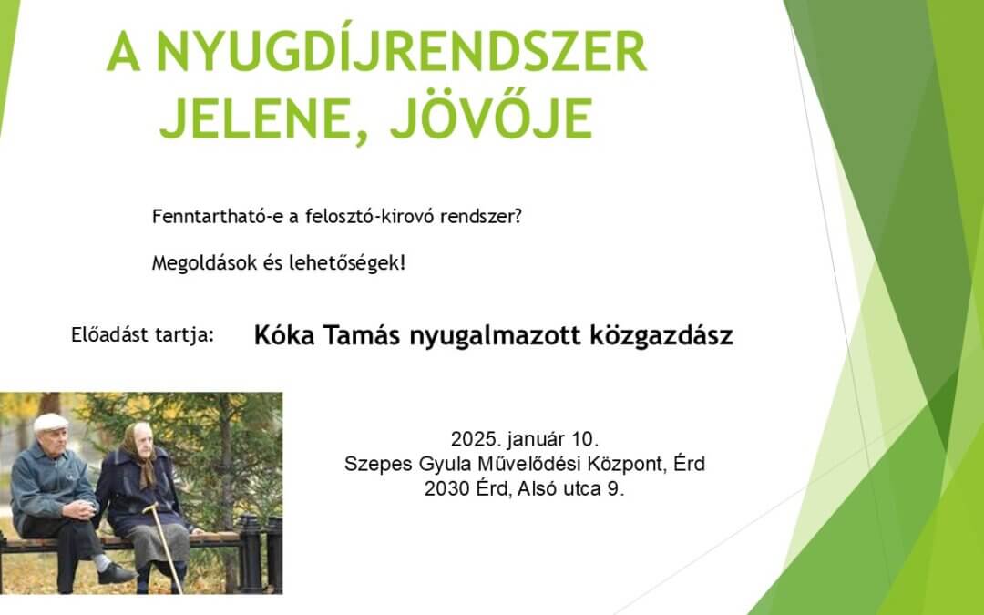 A NYUGDÍJRENDSZER JELENE, JÖVŐJE