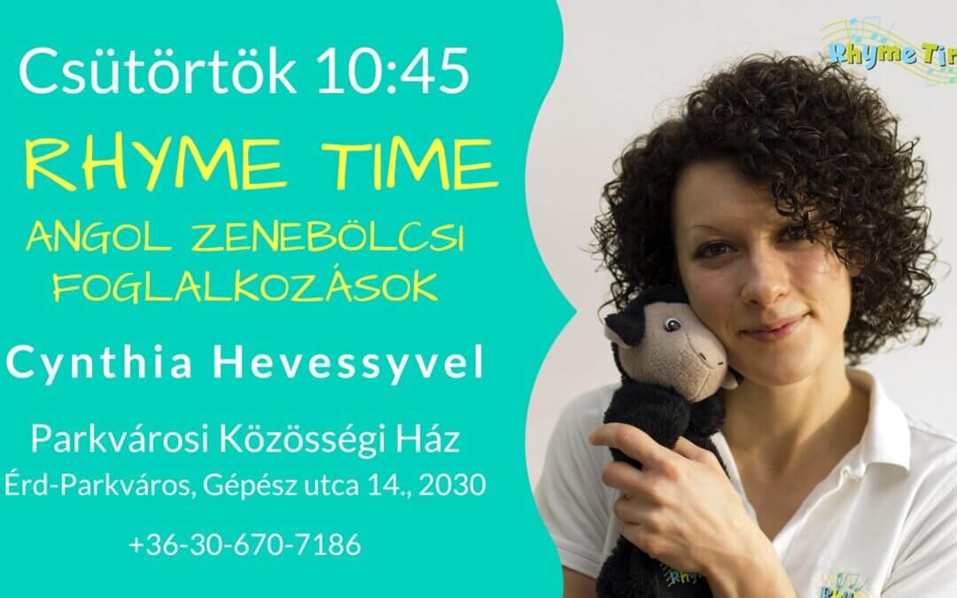 Rhyme Time angol zenebölcsi Érden