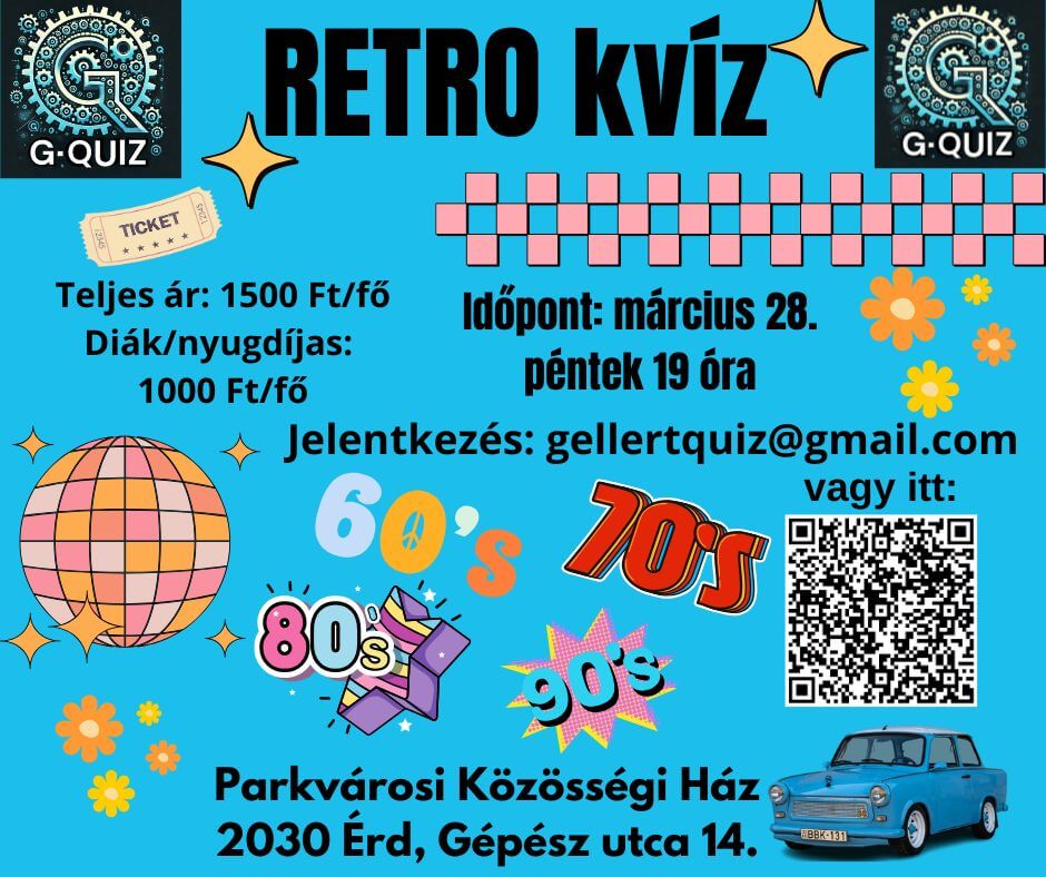 Retro kvíz a Parkvárosi Közösségi Házban