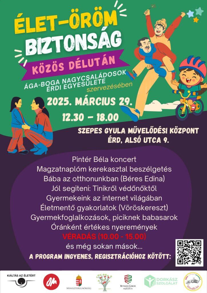 Élet-öröm, biztonság, közös délután