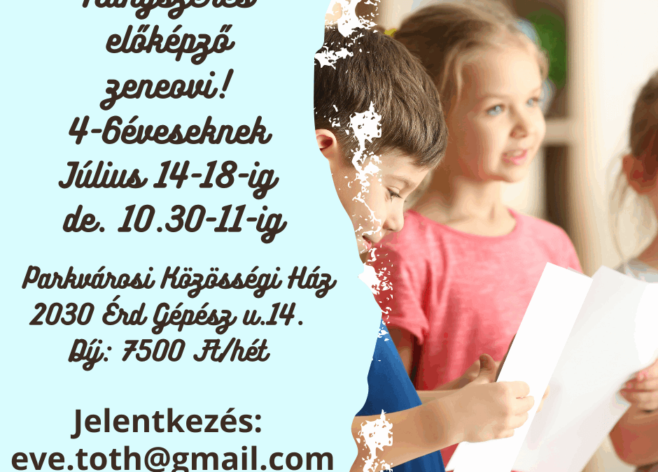 Hangszeres előképző zeneovi 4-6 éveseknek!