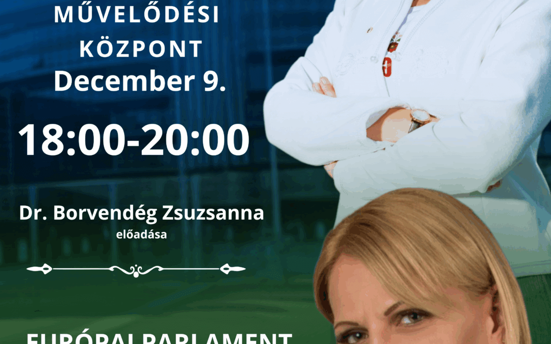 Dr. Borvendég Zsuzsanna előadása