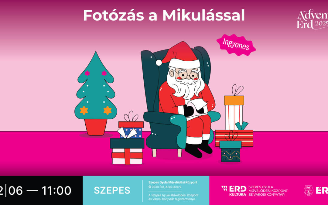 Fotózás a Mikulással