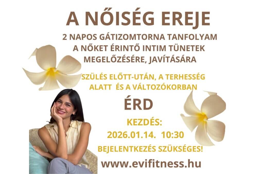 Gátizomtorna tanfolyam