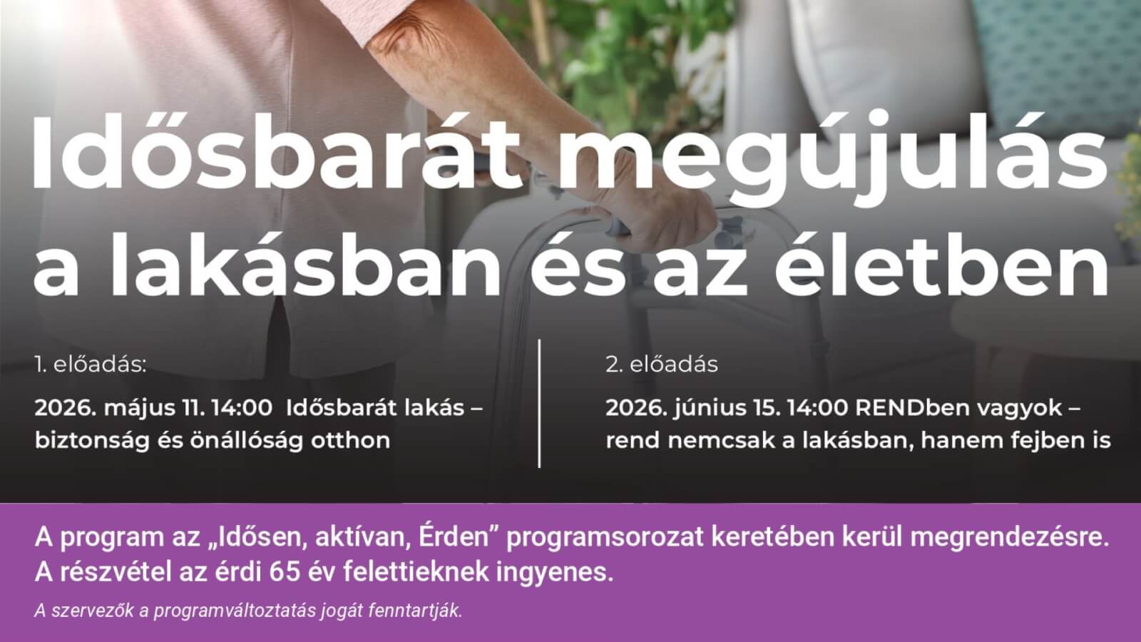 idősbarát megújulás a lakásban és az életben