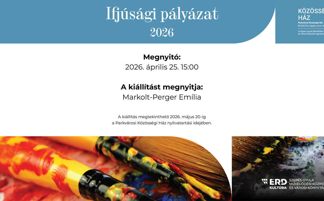 Kiállításmegnyitó-Ifjúsági pályázat 2026