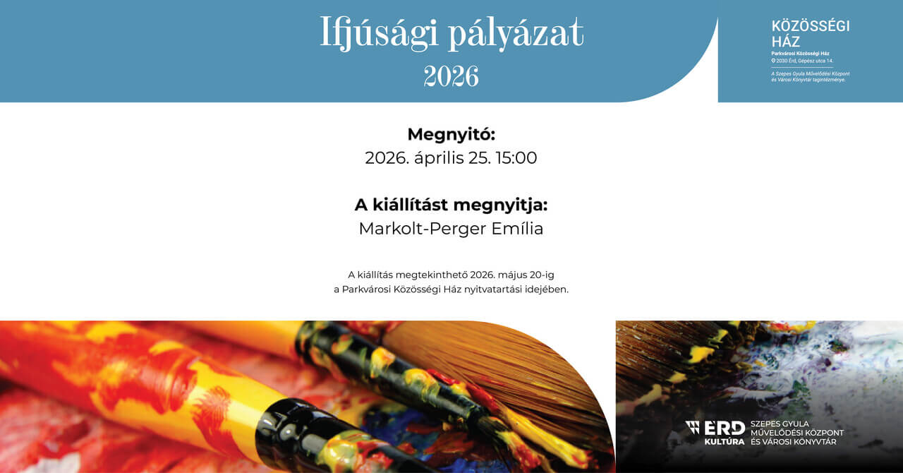 kiállításmegnyitó-Ifjúsági pályázat 2026