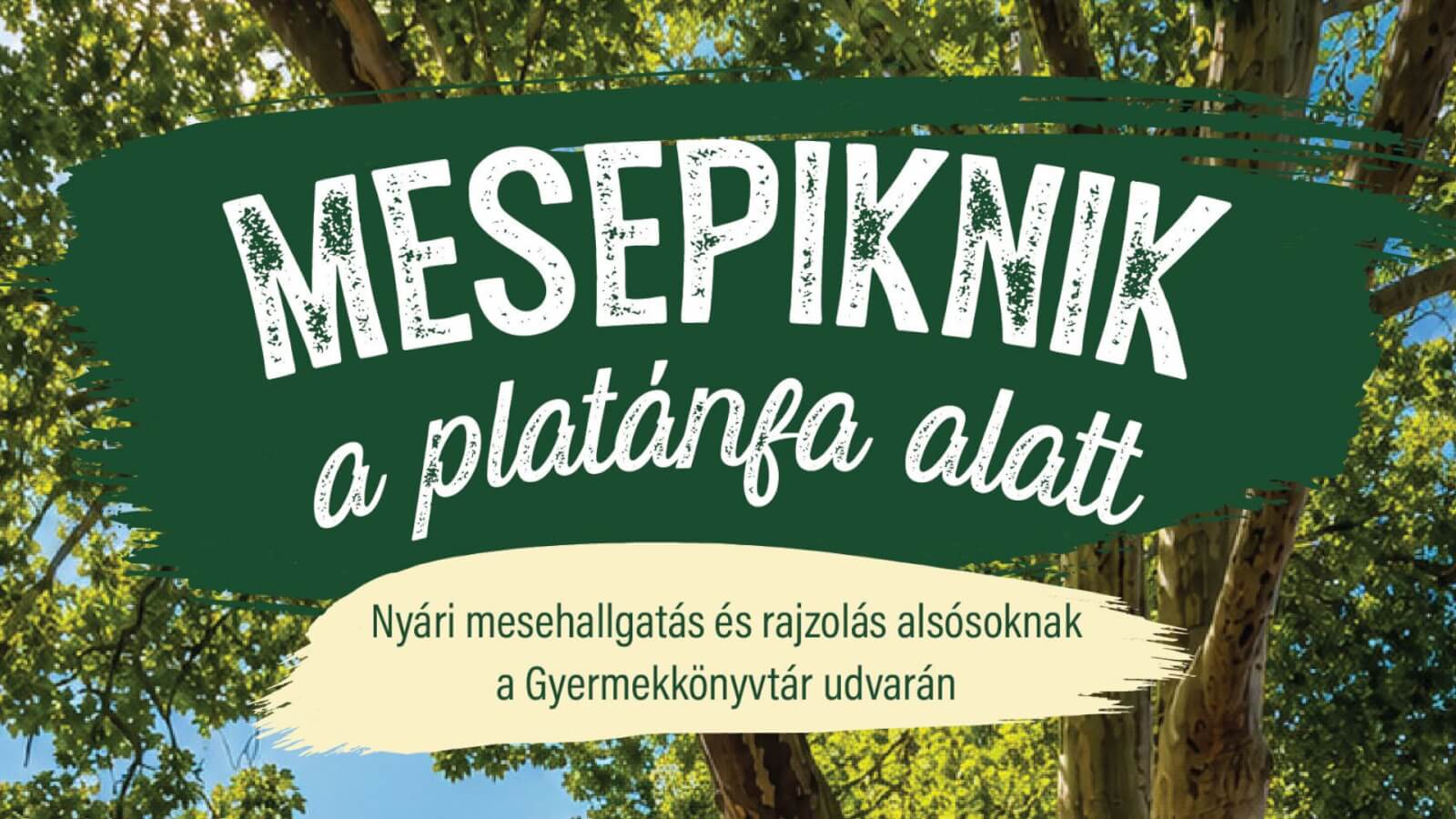 Mesepiknik a platánfa alatt