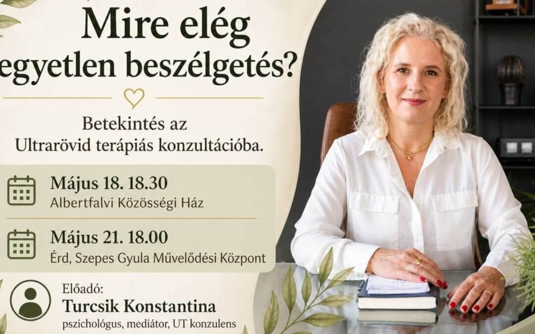 Mire elég egyetlen beszélgetés?