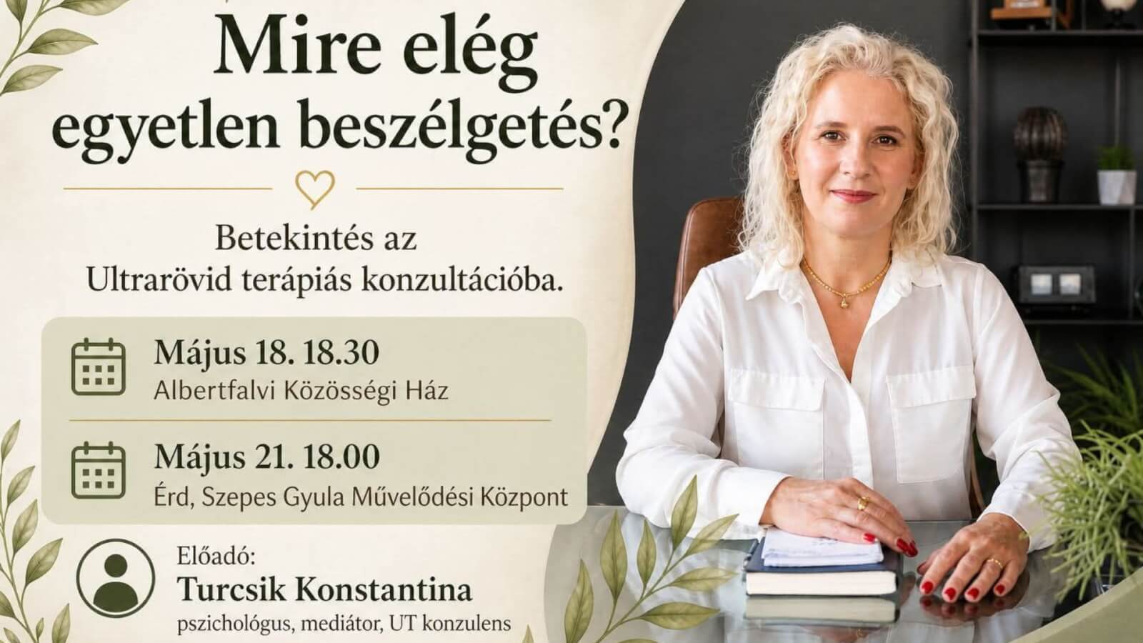 Ultrarövid terápiás konzultáció