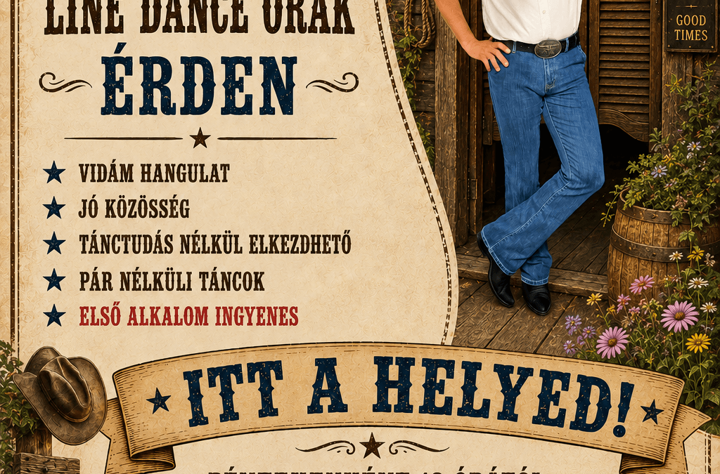 Kezdő Country line dance órák Érden