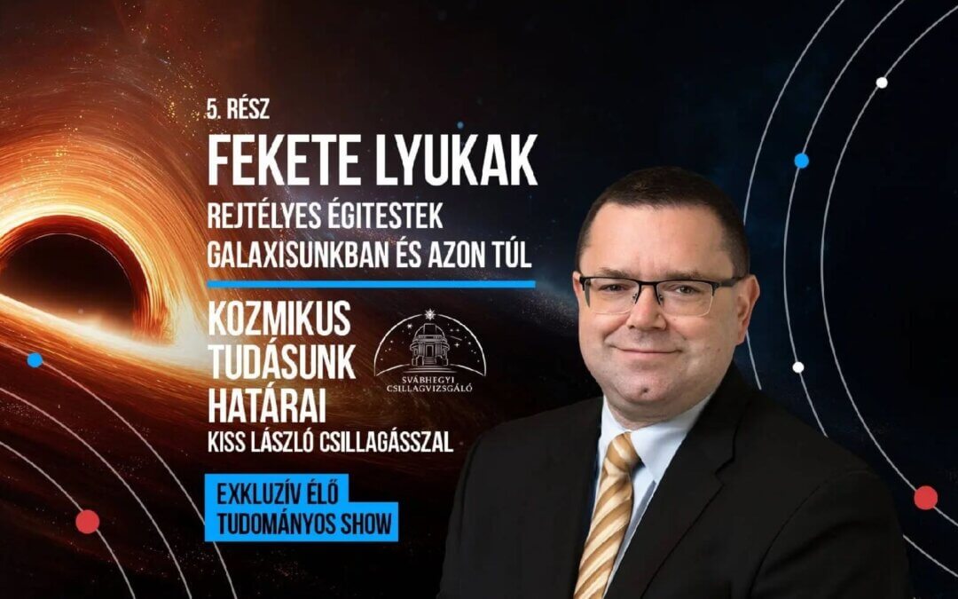 Fekete lyukak: rejtélyes égitestek galaxisunkban és azon túl – Dr. Kiss László előadása