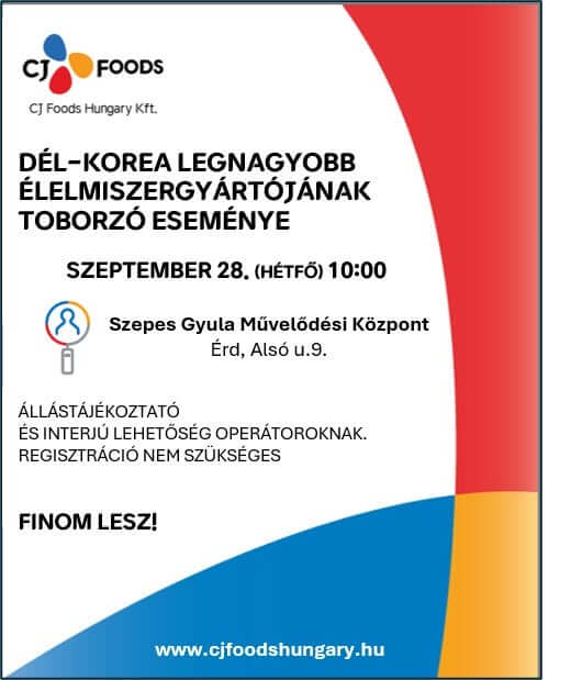 Dél-Korea legnagyobb élelmiszergyártójának toborzó eseménye