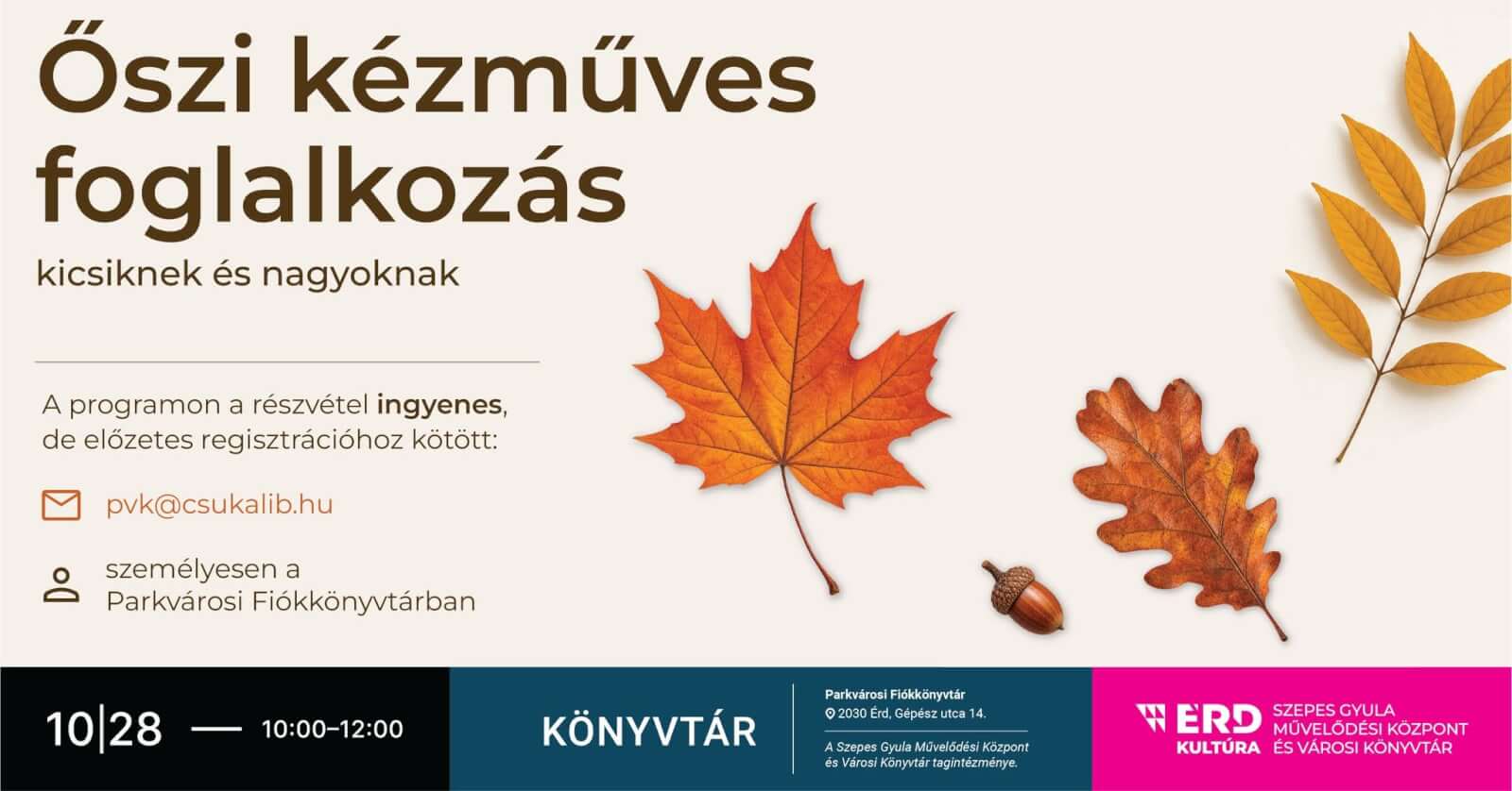 Őszi kézműves délelőtt